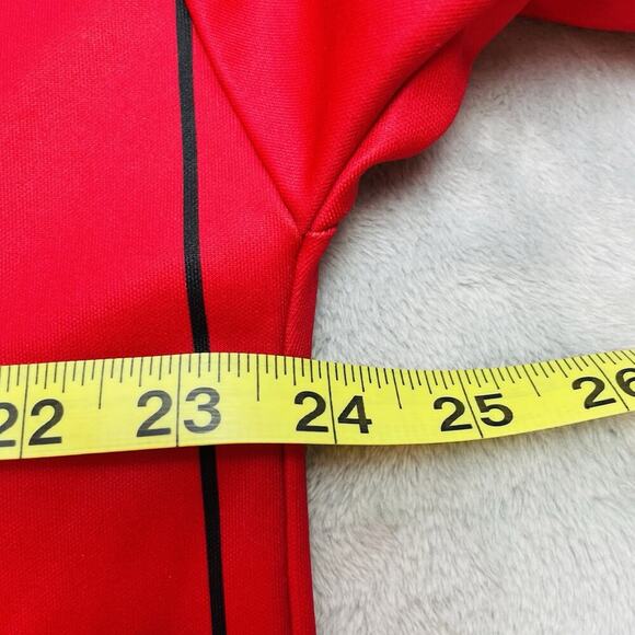 Official Sports Soccer Referee Jerseys (2) Size L Red Yellow Stripe 2004 Patch - Picture 9 of 13